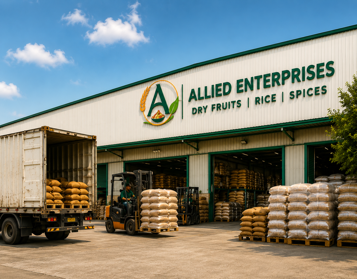 Allied Enterprises warehouse and dispatch facility